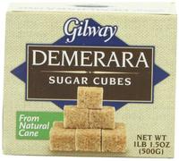 Gilway Demerara Sugar Cubes, 500 gram per Box (Pack of 10)