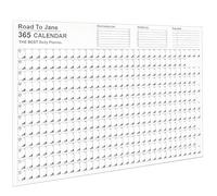 GILWUMO Calendrier Mural Scolaire 2025/2026, Format Plié Pratique, Idéal pour Salle de ureau des Professeurs, Écoles et Établissements Scolaires(avec des autocollants arc-en-ciel)