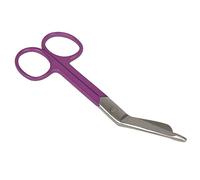 GIMA 20502 Ciseaux d'infirmier, Lister, pour Bende, Couleur Violet, Acier inoxydable, Finition satinée, Revêtement en Poudre, Longueur 14 cm, pour usage professionnel