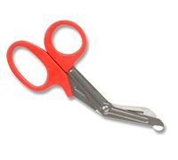 GiMa 20572 Ciseaux pour bandages Utility, 16.5 cm, lot de 10, Rouge