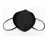 GIMA Masque filtrant FFP2 Value & Safe, 5 couches, noir, ergonomique, pliable, anti-poussière, élastiques flexibles et extensibles, DPI classe III, 20 unités en sachets individuels, GB, FR, IT, ES, PT