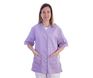 Gima 21576 Tunique avec boutons, coton/polyester, femme, taille XXL, Violet