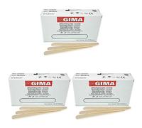 GiMa 25509 Abaisse Langue en bois, bois clair, pack de 100 (Lot de 3)