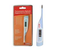GIMA 25556 Thermomètre numérique instantané, °C, mesure rapide en 8 secondes, thermomètre adulte et bébé, thermomètre classique - °C
