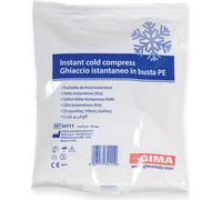 GIMA - 25per pack glace instantanée en sachet PE, pratique et fonctionnel, idéal pour la cryothérapie, les traumatismes et les gonflements, 34111