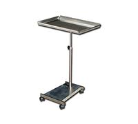 GiMa 27454 Mayo Table Acier Inoxydable Base, 68 cm L x 46 cm W