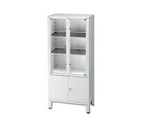 Gima 27900 Showcase Value vers 4 portes à charnières en verre trempé