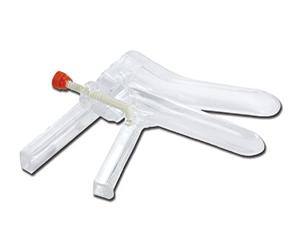 Gima 29984 Lot de 100 spéculums vaginaux avec système de blocage à vis latérale, diamètre moyen de 28 mm