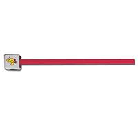 GiMa 31298 Cube de fixation de Lang, rouge, 1 pièce