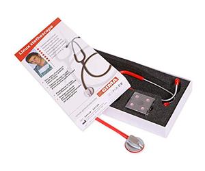 Gima 32529 Stéthoscope Linux, rouge