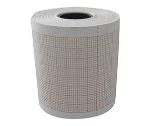 Gima 32963 Rouleau de papier thermique Ecg, grille orange, 50 mm x 25 m