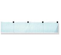 Gima 32976 Paquet de papier thermique Ecg, grille bleue, 210 x 150 mm