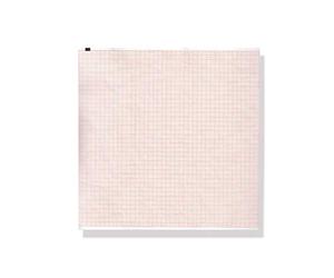 Gima 32984 Paquet de papier thermique Ecg, grille orange, 210 x 280 mm
