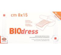 Gima 34862 Lot de 50 pansements stérile TNT, 8 x 15 cm