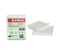 Gima 35011 Tablette de gaze, non tissé, 4 couches, 7.5 x 7.5 cm, Lot de 1000
