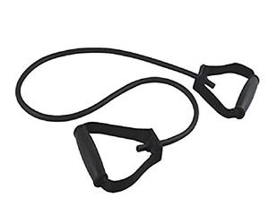 GiMa 47054 Tube Latex avec poignées, 125 cm x 3.5 mm, x-resistente, noir