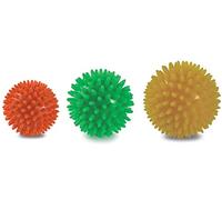 GiMa 47120 Set de 3 boules pour massage, diamètre 6/7/8 cm