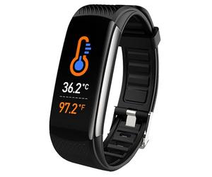 GIMA - Activity Health Tracker fitband plus avec 6 paramètres de santé, noir, 27237