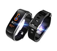 Gima Activity Health Tracker Fitband Plus Bracelet intelligent étanche IP67 Bluetooth pour course vélo saut et contrôle température fréquence cardiaque calories pression SpO2 sommeil - mod. 27237