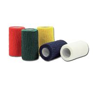 GIMA - Bandage élastique cohésif pour fixation et support, 4m x 10 cm, pack de 10, mélange, 34678