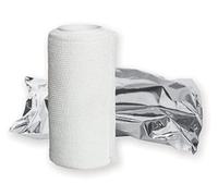 GIMA - Bandage non élastique PREVIZINC "H" 8 cm x 6 m, paquet de 10, 34714