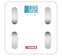 Gima Body Fat Balance numérique multifonction intelligente pour mesurer la graisse corporelle pourcentage d'eau dans le corps masse musculaire et masse osseuse avec Bluetooth et écran LCD - mod. 27269