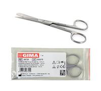 GIMA Ciseaux Droits - Bouts Ronds Pointus - 14.5 Cm