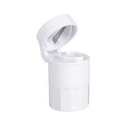 GIMA Combo, gestion des pilules pratique et pratique avec 4 fonctions dans un seul porte-pilules, coupe-pilules, compartiment portable et gobelet à eau, 25766