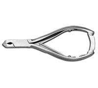 Gima - Coupe-ongles incliné pour couper les ongles sur les mains et les pieds, en acier inoxydable, longueur 14 cm