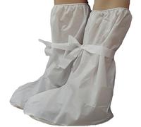Gima - Couvre-bottes, couvre-chaussures, semelle antidérapante, microporeux, jetables, adhérents, protecteurs, anti-poussière, avec lacets, bord élastique, type 5B-6B EN 14126, EPI classe III, 40 pcs