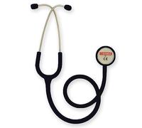 Gima - Duophone classique à double tête pour adultes, stéthoscope avec pavillon en acier inoxydable et bandeau à double ressort interne, bleu clair, 32533