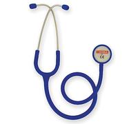 Gima - Duophone classique à double tête pour adulte, stéthoscope avec bandeau en acier inoxydable et serre-tête avec double ressort interne, rose, 32539