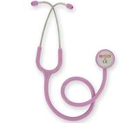 Gima - Duphone classique à double tête pour adulte, stéthoscope avec pavillon en acier inoxydable et bandeau avec double ressort interne, lilas, 32541