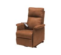 Gima - Fauteuil Arianna 2 moteurs, Élévateur et Inclinable, Soulever des Personnes, avec Télécommande, Couleur Marron, avec Repose-Jambes Élévable Extra, Charge Max 150 Kg