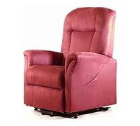 Gima - Fauteuil Flavia 2 Moteurs, Élévateur et Inclinable, Soulever des Personnes, avec Télécommande, Ignifuge, Couleur Bordeaux, avec Repose-Jambes Élévable Standard, Charge Max 150 Kg