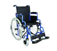 GIMA - Fauteuil Oxford avec cadre en acier, pliable, en tissu noir, 51 cm, 43272