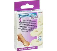 GIMA GIMA PHARMADOCT - Pansements Ovales Pour Cors Aux Pieds, Durillons Et Oeils De Perdrix, x 9,