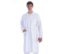 Gima - Homme Blanc Lab, Doctor Professional Manteau, coton/polyester, Scrubs, S, blanc, 1