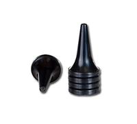 Gima jetables 31505 Spéculum et micro, Type Heine/didactique, Ø 4 mm, Noir, Lot de 1000