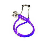 GIMA Jotarap Stéthoscope à tête double et double tube de type Rappaport pour cardiologie et urgences, violet