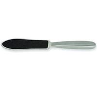 Gima Lime Soin des Pieds, Râpe pour Éliminer Peau Sèche et Fissurée, Cors et Callosités, Manche Métal, Double Face, Longueur 24 Cm