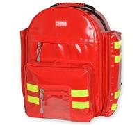Gima LOGIC 2 Sac à dos en polyester revêtu de PVC, grande taille, pour sauveteurs, médecins, paramédicaux, professionnels de la protection civile, rouge, dimensions 40 x 25 x 47 cm