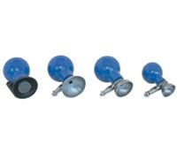 Gima Lot de 6 électrodes précordiales Ø 24 mm contact argent 33365