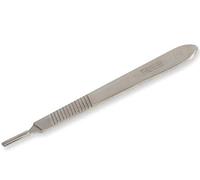 Gima - Manche pour Gauge ou Bistouri en acier inoxydable, n. 3, pour les Lames 10 à 15.