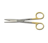 Gima - Metzenbaumin Ciseaux en Carbure de Tungstène, Droits, Pointes Tranchantes, avec des Lames Fermes Qui Garantissent une Grande Précision Aux Chirurgiens, 14,5 Cm, 26502