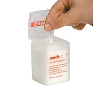 Gima - Mouchoirs imprégnés à 70% d’alcool isopropylique, dans un garde-manger pratique avec couvercle hermétiquement fermé empêche l’évaporation, 36601