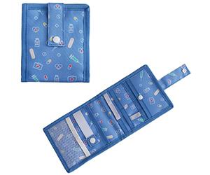 GIMA Organiseur de Poche pour médecins et infirmières dans la Poche ou Le Bureau pour Un accès Facile et Rapide aux Outils, Bleu, 27142, Bleu, Moderne