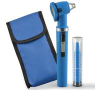 Gima - Otoscope à fibre optique Gimalux, professionnel en plastique, léger, résistant et sans latex, bleu, 31521