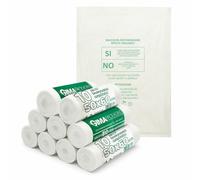 GIMA PACKAGING 90 sacs humides biodégradables 50 × 60 cm 30 litres - 10 sacs humides pour rouleau, lot de 9 rouleaux - résistants et compostables - Collection diversifiée biologique