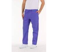 Gima - Pantalon d'uniforme d'hôpital, 100% coton d'excellente qualité, unisexe, taille élastique, 3 poches, pour médecins, dentistes, vétérinaires, infirmières, bleu (indigo, XL